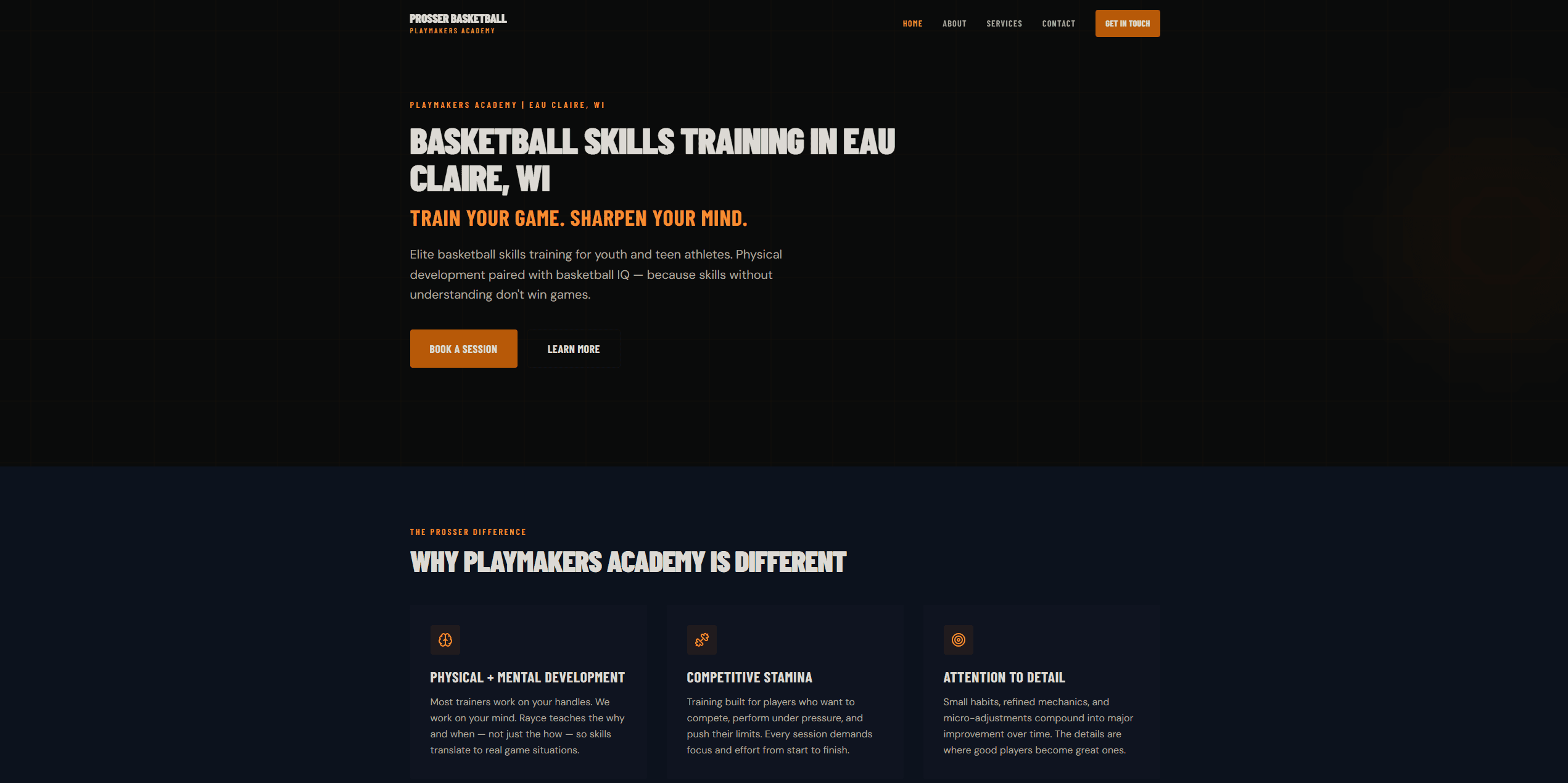 Prosser Basketball redesign preview